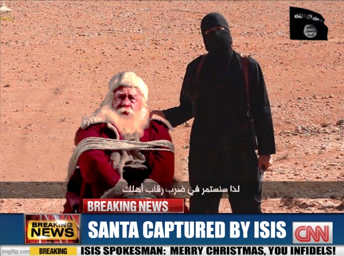 lol that's me standing behind santa | made w/ Imgflip meme maker