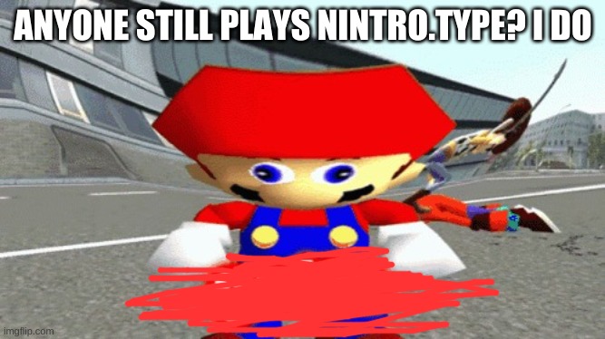 E | ANYONE STILL PLAYS NINTRO.TYPE? I DO | image tagged in big brain | made w/ Imgflip meme maker