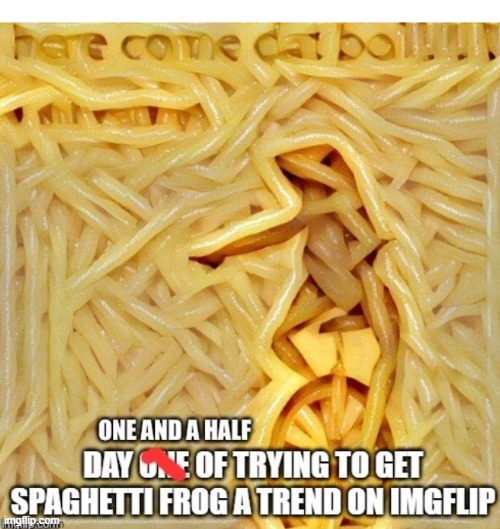 spaghetti frog | image tagged in spaghetti frog | made w/ Imgflip meme maker