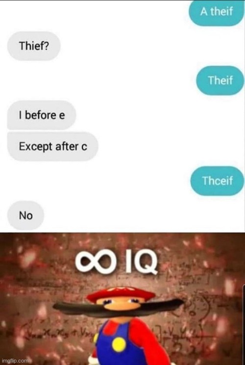 thceif | image tagged in funny,memes,fail,fails,text,oof | made w/ Imgflip meme maker