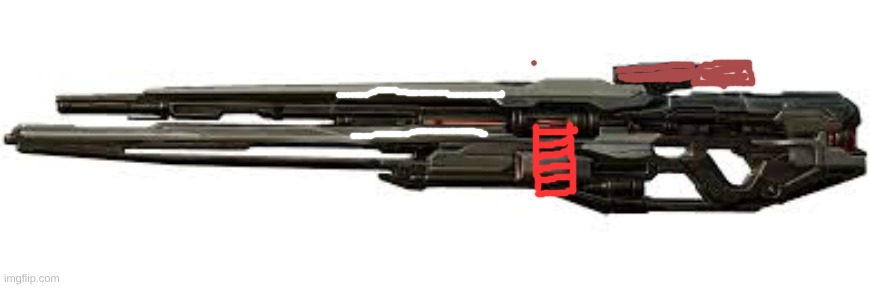 This is my RWBY Faunus OC's Katana/Sniper, anything I should add? | made w/ Imgflip meme maker