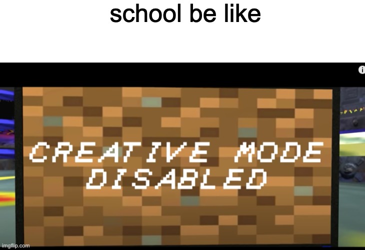 school be like | image tagged in smg4 | made w/ Imgflip meme maker