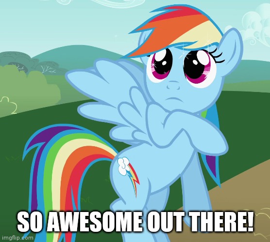 SO AWESOME OUT THERE! | made w/ Imgflip meme maker