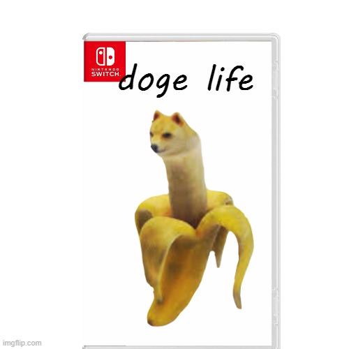 Fake switch game | doge life | made w/ Imgflip meme maker