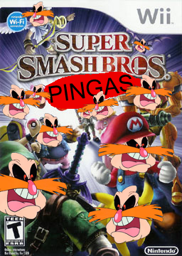 High Quality Super Smash Bros PINGAS! Blank Meme Template