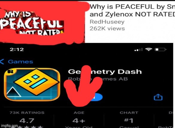E | image tagged in geometry dash | made w/ Imgflip meme maker