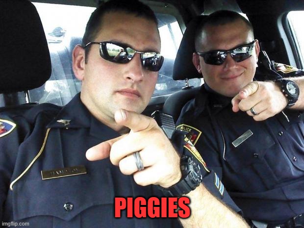 Cops | PIGGIES | image tagged in cops | made w/ Imgflip meme maker
