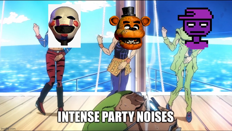 torture dance | INTENSE PARTY NOISES | image tagged in torture dance | made w/ Imgflip meme maker