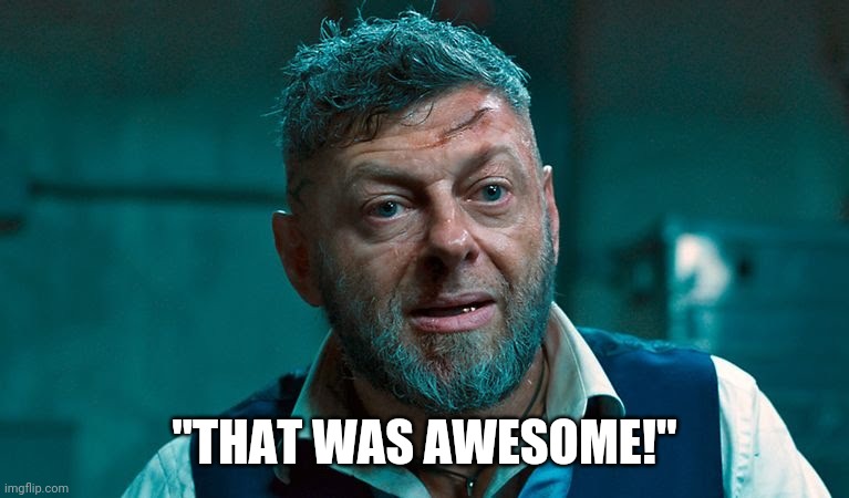 "THAT WAS AWESOME!" | made w/ Imgflip meme maker
