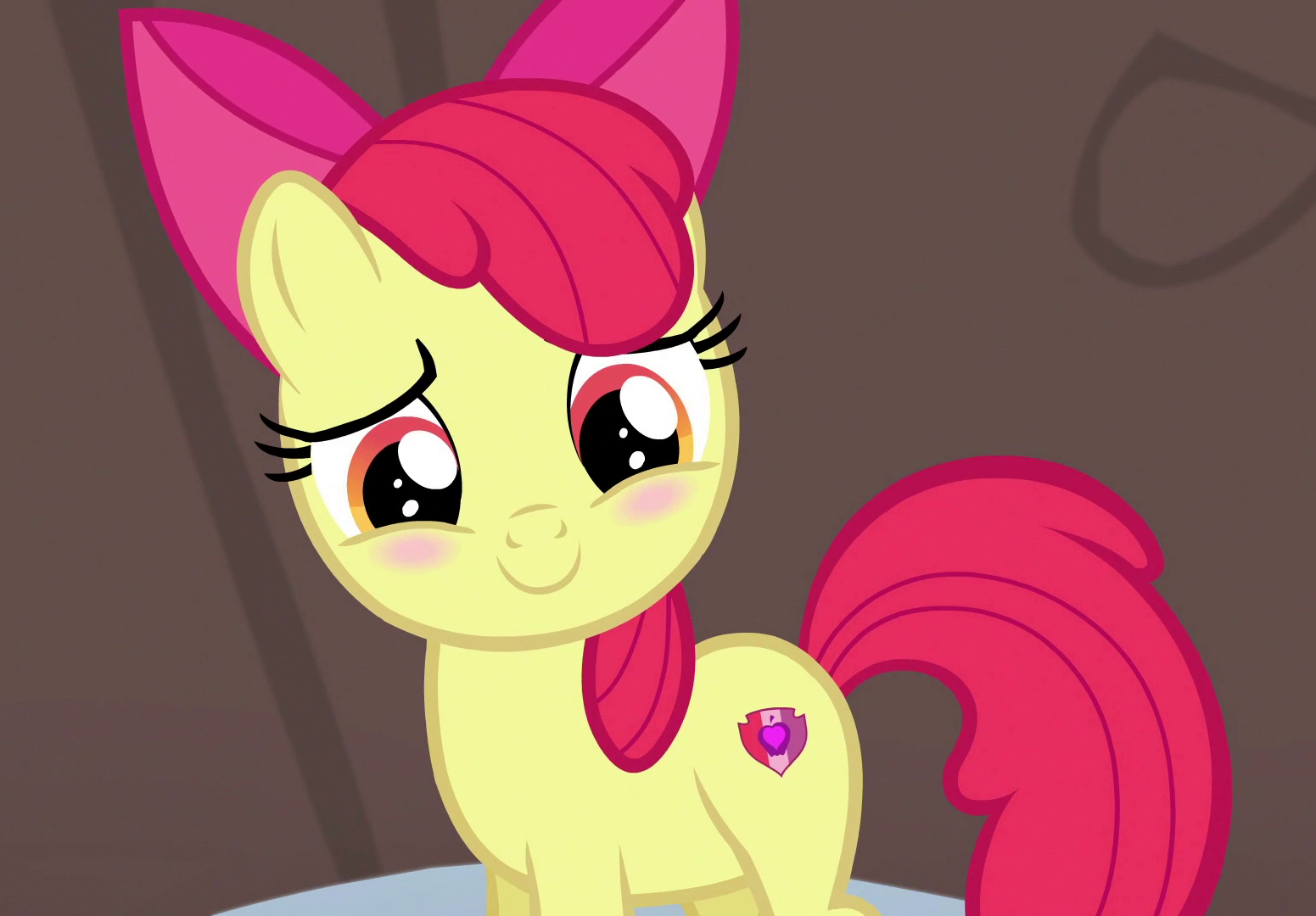 High Quality Cute Applebloom (MLP) Blank Meme Template