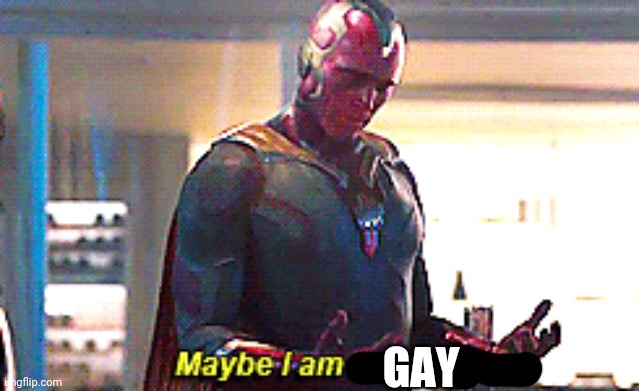 Maybe I am a monster | GAY | image tagged in maybe i am a monster | made w/ Imgflip meme maker