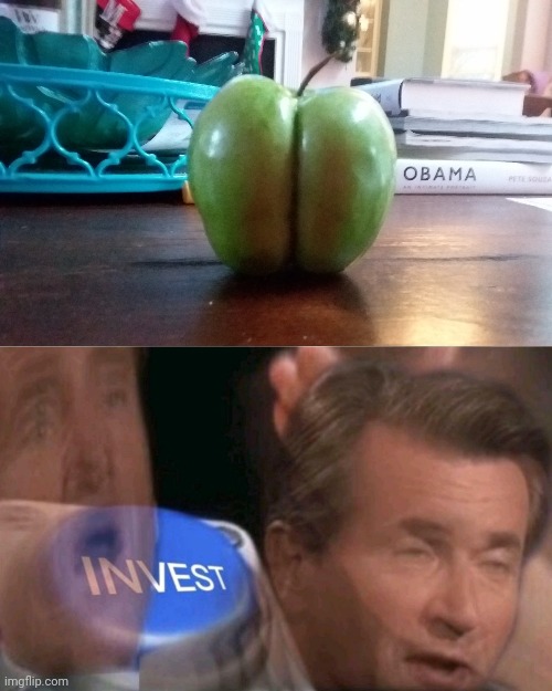 Butt-apple | image tagged in invest,butt,apple,but apple,weird shaped food,weird | made w/ Imgflip meme maker