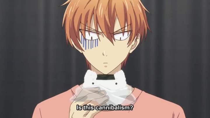 High Quality Kyo Sohma Fruits Basket Is this cannibalism? Blank Meme Template
