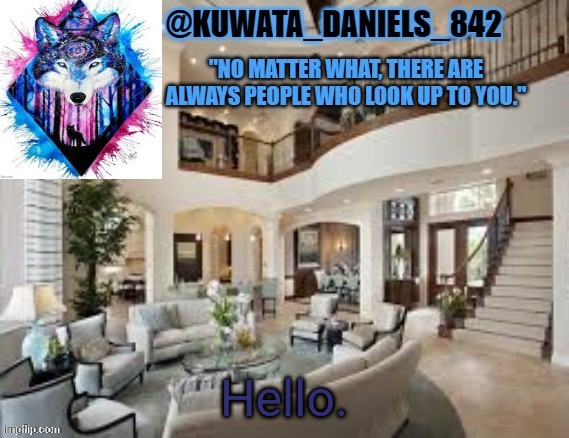 Kuwata template | Hello. | image tagged in kuwata template | made w/ Imgflip meme maker
