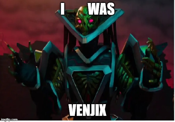 I         WAS; VENJIX | image tagged in power rangers beast morphers | made w/ Imgflip meme maker