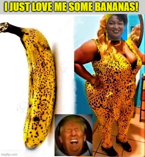 stacey abrams banana suit - Imgflip