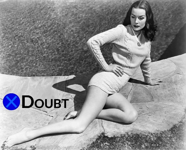 High Quality X doubt Hazel Brooks Blank Meme Template