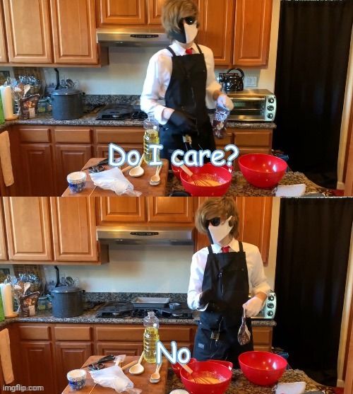 Do I care? No | image tagged in r a n b o o | made w/ Imgflip meme maker