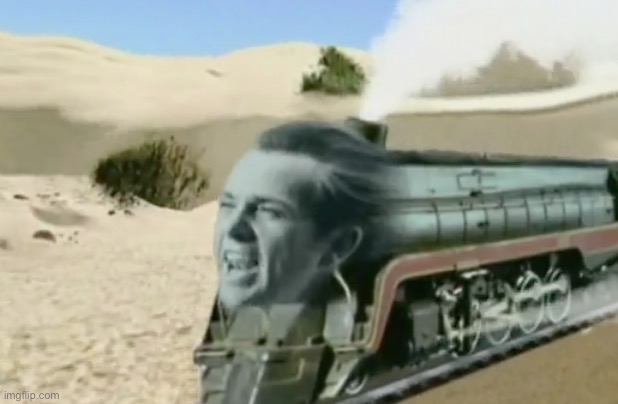 Peter Gabriel steam train | image tagged in peter gabriel steam train | made w/ Imgflip meme maker