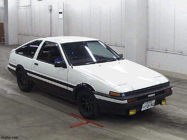 Toyota Sprinter Trueno GT-APEX | made w/ Imgflip meme maker