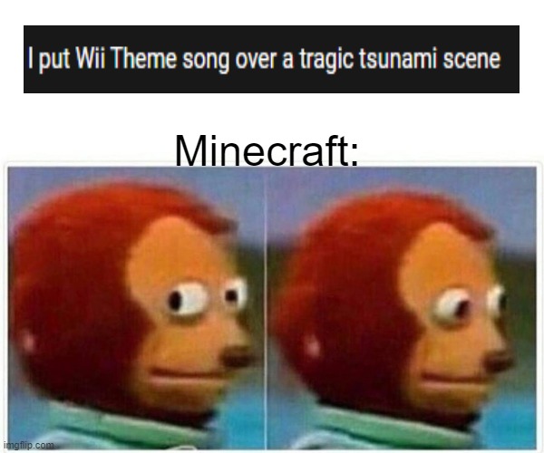 Another day of enslaving villagers and ignoring homework | Minecraft: | image tagged in memes,monkey puppet | made w/ Imgflip meme maker