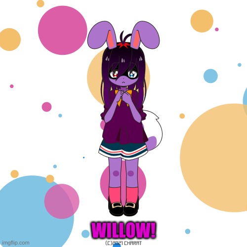 Welcome Willow! (you may know her from one of my roleplays!) | WILLOW! | image tagged in cute,anime,fnaf | made w/ Imgflip meme maker