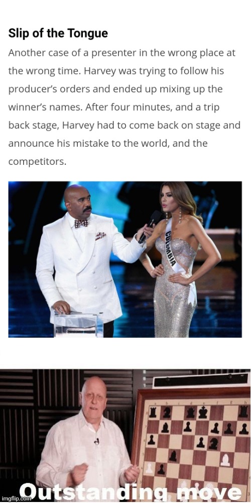 Wow. Steve Harvey. | image tagged in outstanding move,you had one job,modern problems require modern solutions,funny,wait that's illegal,memes | made w/ Imgflip meme maker
