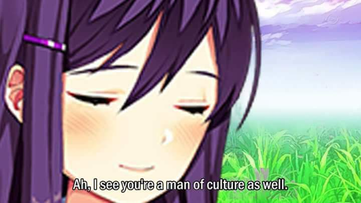 High Quality Yuri Man of culture Blank Meme Template