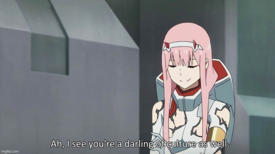 I see you're a darling of culture as well | image tagged in i see you're a darling of culture as well | made w/ Imgflip meme maker