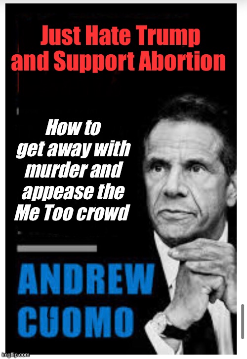 It’s easy to get away with crimes against the elderly and women if you do these two things | Just Hate Trump and Support Abortion; How to get away with murder and appease the Me Too crowd | image tagged in memes,politics suck,government corruption,derp | made w/ Imgflip meme maker