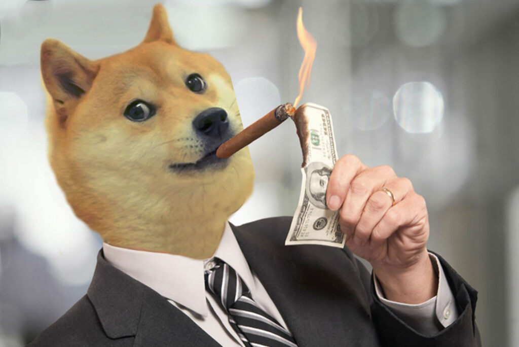 Finance Doge Blank Meme Template