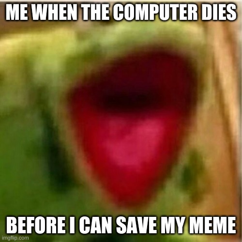 AHHHHHHHHHHHHH | ME WHEN THE COMPUTER DIES; BEFORE I CAN SAVE MY MEME | image tagged in ahhhhhhhhhhhhh | made w/ Imgflip meme maker