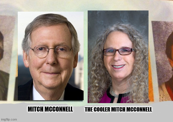 This isn't political, but the "Fun" stream mod said it was, so here. | MITCH MCCONNELL; THE COOLER MITCH MCCONNELL | image tagged in daniel cooler daniel | made w/ Imgflip meme maker