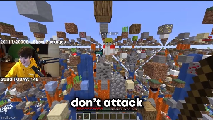 don't attack | image tagged in don't attack | made w/ Imgflip meme maker