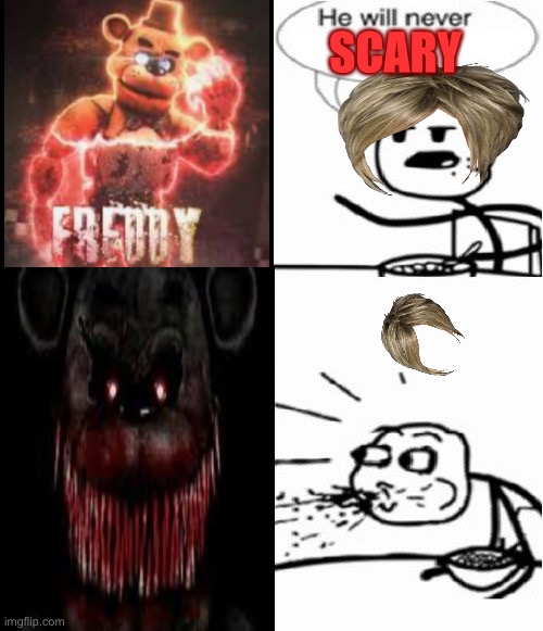 Cereal Guy Meme | SCARY | image tagged in memes,cereal guy | made w/ Imgflip meme maker