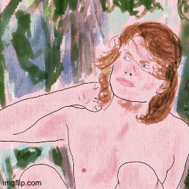 Tarzan in Training | image tagged in gifs,photo by trixy treat,art by jim smith,moodel,brian einersen,tarzan | made w/ Imgflip images-to-gif maker