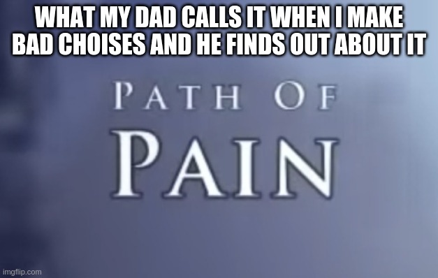 MWAHAHAHAHAHAHAHAH | WHAT MY DAD CALLS IT WHEN I MAKE BAD CHOISES AND HE FINDS OUT ABOUT IT | image tagged in path of pain hollow knight | made w/ Imgflip meme maker