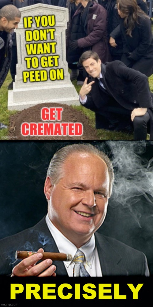 at least he isn't take up space | PRECISELY | image tagged in rush limbaugh,cancer,aids,punishment,karma,conservative hypocrisy | made w/ Imgflip meme maker