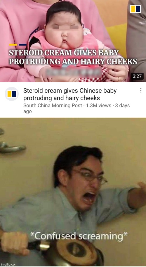 image tagged in confused screaming,wtf,fat chinese kid,china,memes | made w/ Imgflip meme maker
