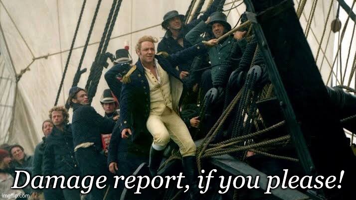 Damage report, if you please! | Damage report, if you please! | image tagged in storm | made w/ Imgflip meme maker