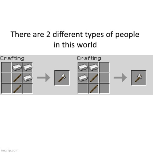 2 types of people... | image tagged in memes,blank transparent square | made w/ Imgflip meme maker