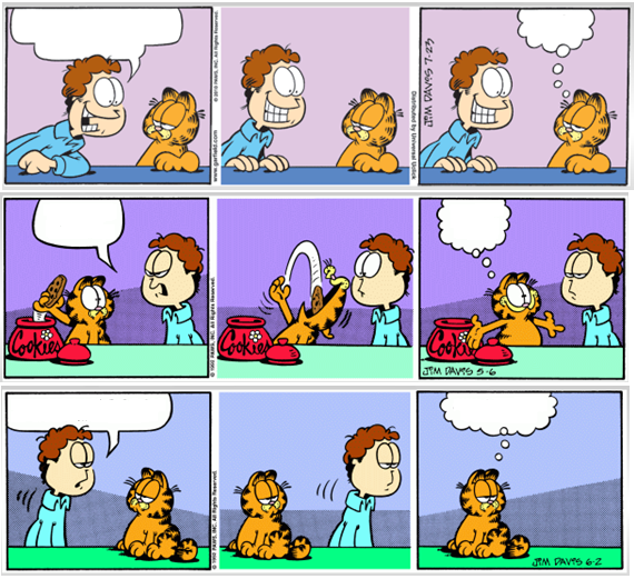 Garfield comic vacation 2 Blank Meme Template