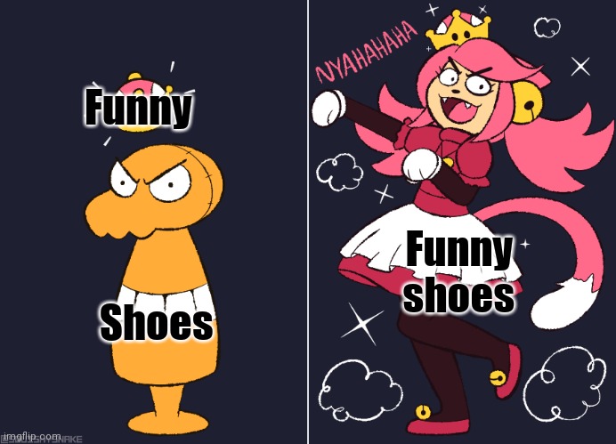 Mad dummy to mad mew mew |  Funny; Funny shoes; Shoes | image tagged in mad dummy to mad mew mew | made w/ Imgflip meme maker
