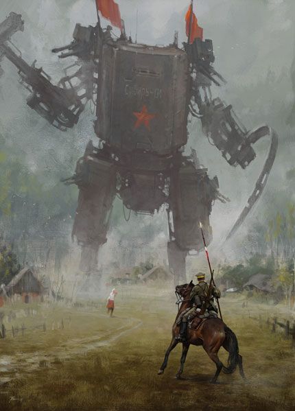 Iron Harvest Mech Blank Meme Template