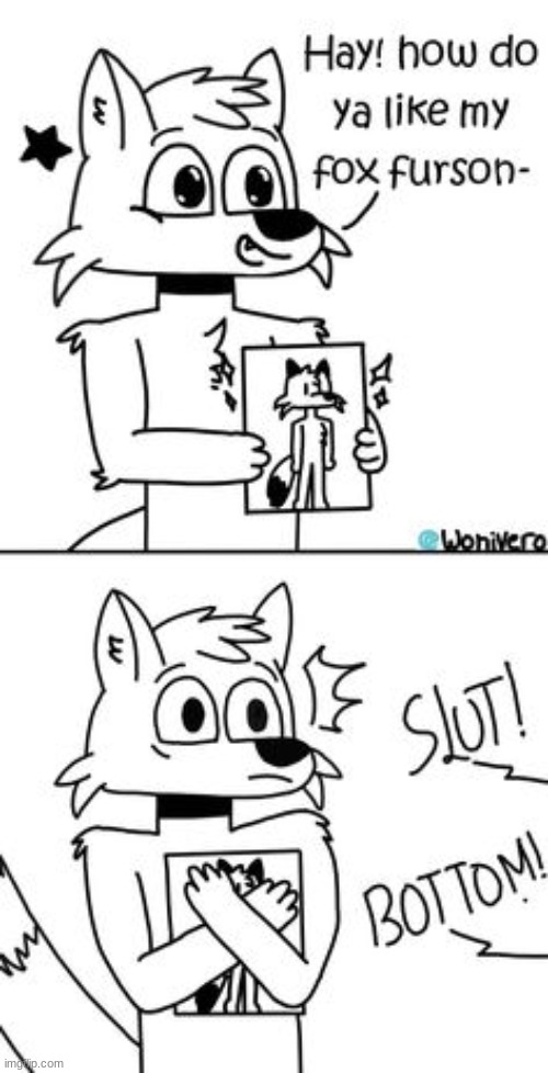 literally me when I first joined | image tagged in fox,furry | made w/ Imgflip meme maker