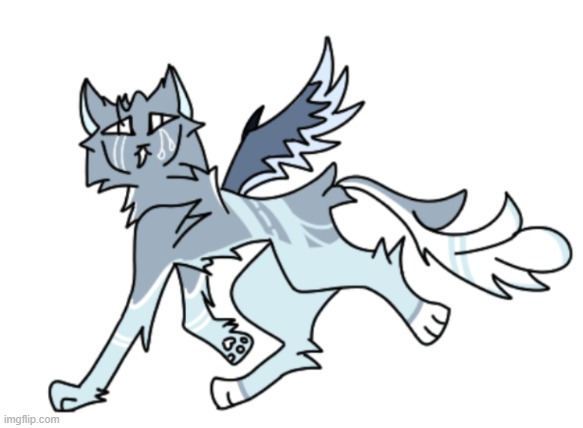 Another beautiful oc designed by -Snowiii- on scratch! ((Like guys look at how LOVELY the design is- | made w/ Imgflip meme maker