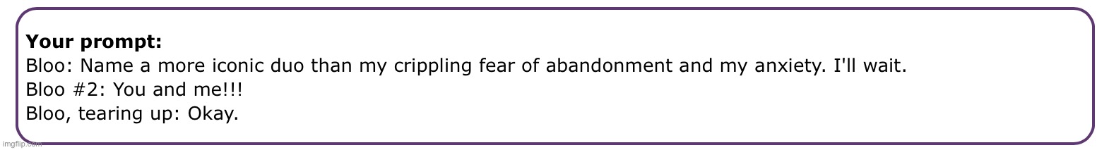 It sounds narcissistic- | made w/ Imgflip meme maker