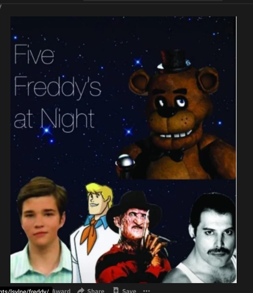 High Quality five freddys at night Blank Meme Template