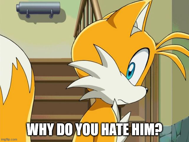 WHY DO YOU HATE HIM? | made w/ Imgflip meme maker