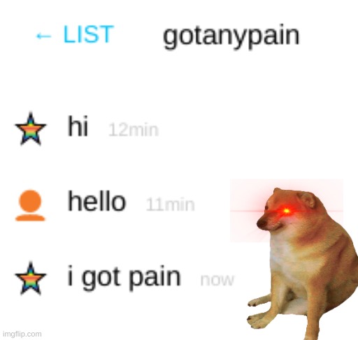 y e s | image tagged in pain | made w/ Imgflip meme maker